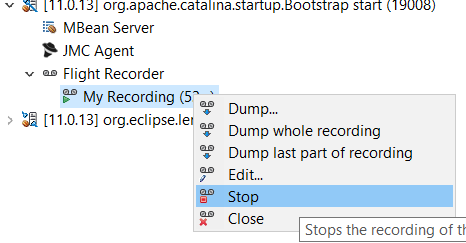 Profile endpoint collect
