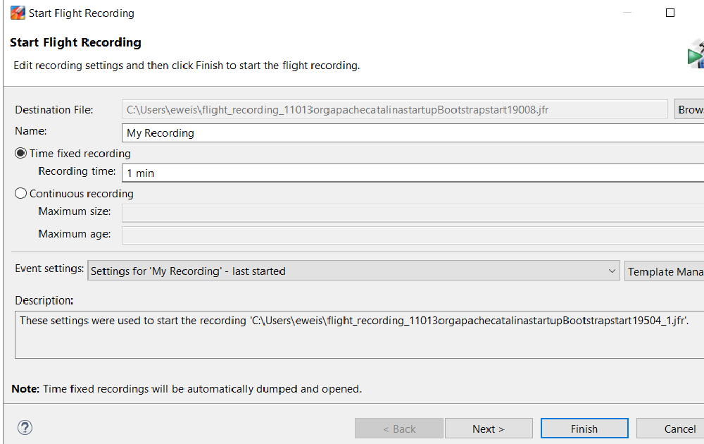 JFR JMC browser